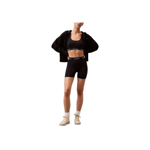 Calvin Klein Черные Женские Спортивные Шорты