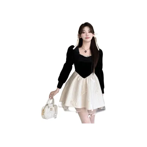 ZCDECO Длинное платье с длинными рукавами женское