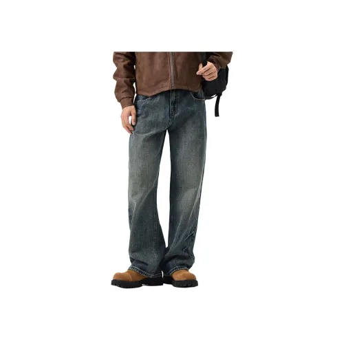 SONGS ALONG Синие Женские Джинсы