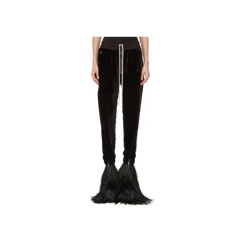 RICK OWENS Черные Женские Повседневные Брюки
