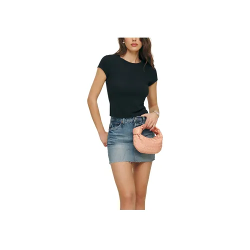 Reformation T-Shirt Женская Черная