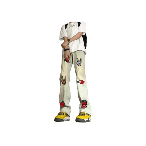 SUNSETMONENT Унисекс Джинсы