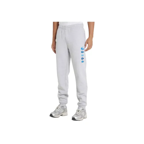 LACOSTE Вязаные тренировочные брюки мужские серые