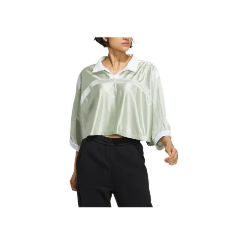 Adidas Зеленые Женские Короткие Топы