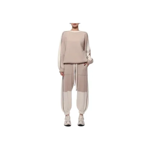 Brunello Cucinelli Светло-янтарные Женские Свитеры