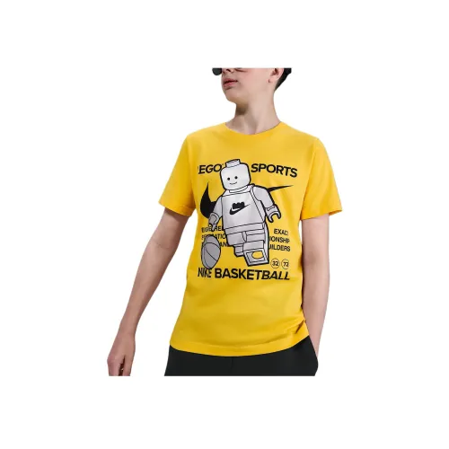 Nike Желтые Школьные Рубашки T