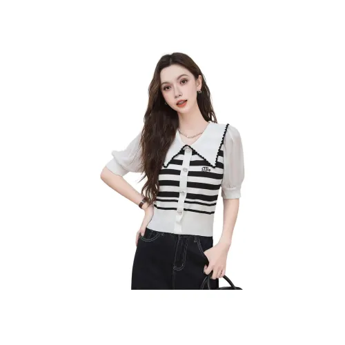 FAWENXIANGZI Рукав-буф рубашка женские