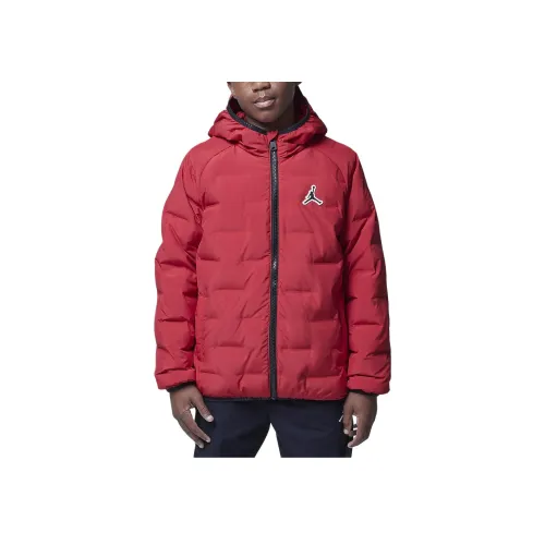 Jordan Пуховик Фитнес-красный Подростки