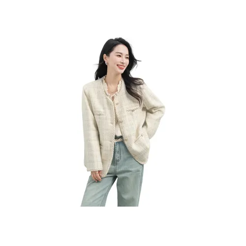 Shavani Осенний пальто вдохновленный Chanel для женщин