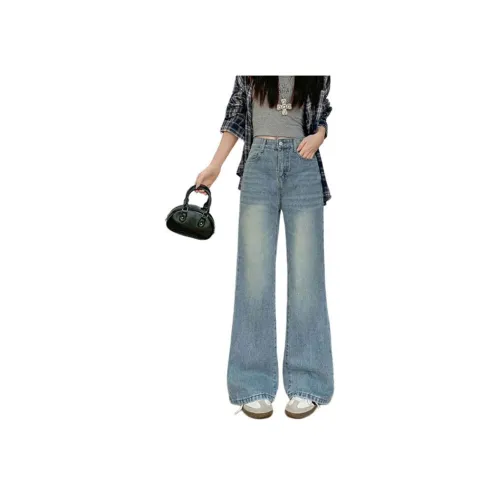 BVODE Blue Women's Jeans BVODE Синий Женские Джинсы