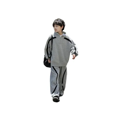 MUMUWU HOUSE Серый Kids Повседневная Спортивная Одежда