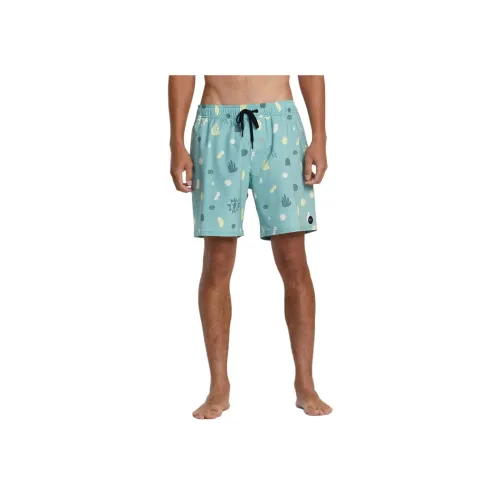 RVCA Пляжные шорты Мужские Зеленый Туманный