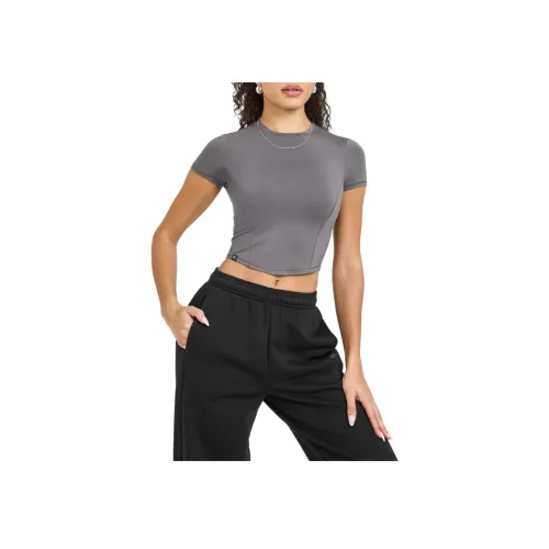 ONER ACTIVE Стандартная T-рубашка Женская Серого цвета