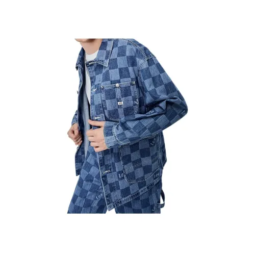 Lee совместный бренд модель Medium Light Blue Men's Denim Jackets