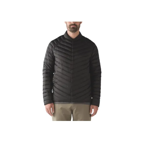lululemon Snap Пуховики и зимние пальто Мужской Угольный черный