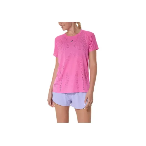 Asics x Lucy Charles Barclay METARUN SS FW24 T Рубашка Женская Розовая