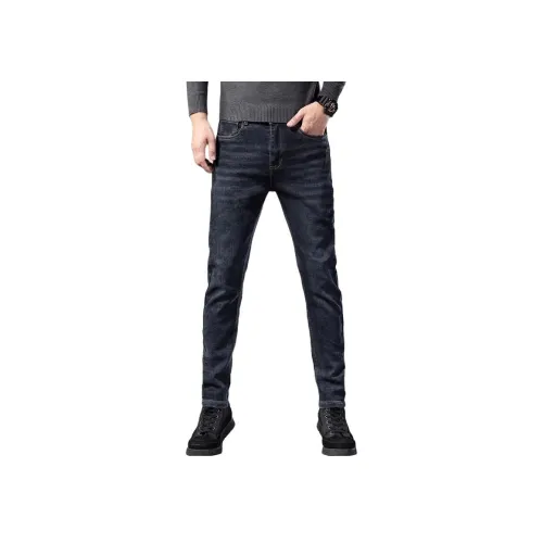 XIGUAN Черные Унисекс Джинсы
