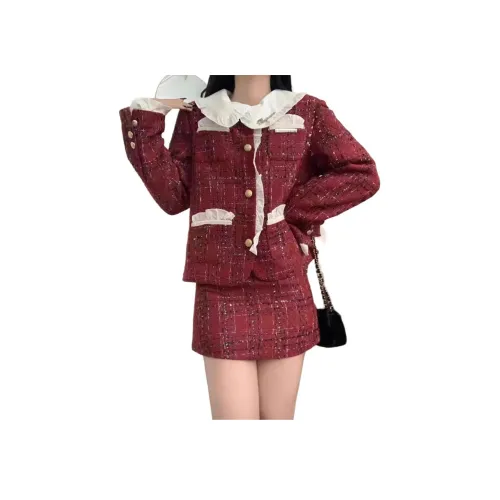 PLAY BUSH Комплект с юбкой Женские Красный