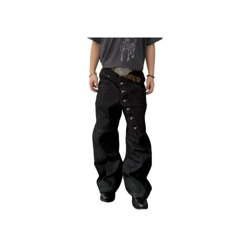 CHEER ZONE Черные Унисекс Джинсы