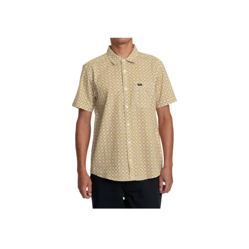 RVCA Желтые Мужские Рубашки