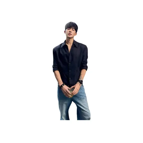 RVANGUARD Черная Унисекс Рубашка