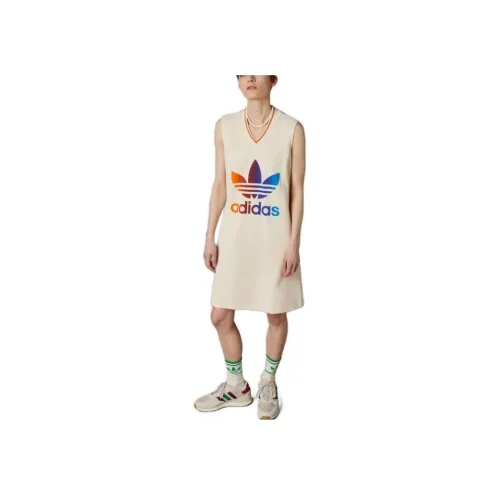 adidas originals 70S Бежевый Женские Платья без рукавов