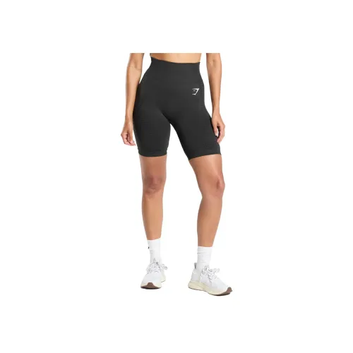 GYMSHARK Черные Женские Спортивные Шорты