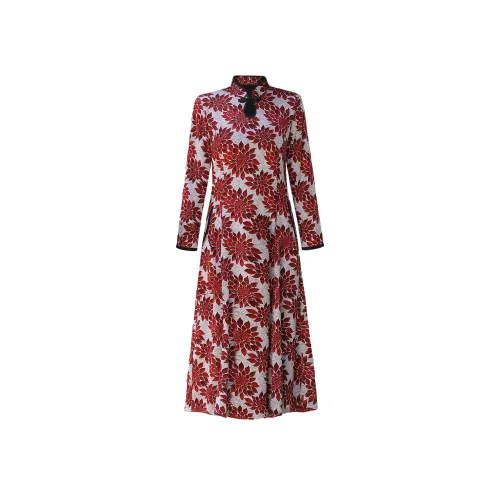 TUCANO Длинное платье с длинными рукавами женское