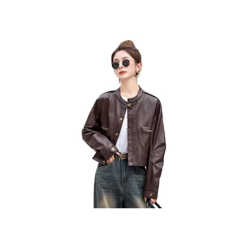 PIERRE CARDIN Кожа Куртка Женская