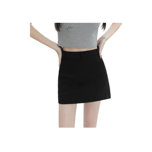 Розовый Повседневный Короткий Юбка Женская