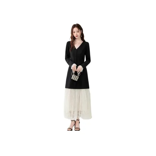 ZUKIZUKI Длинное платье с длинными рукавами женское