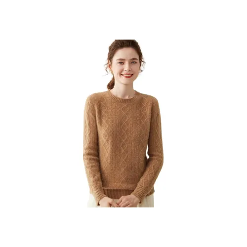 H YXIANG Кашемир Свитер Женские