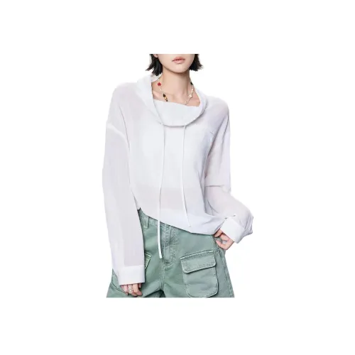 MEIYANG Белые Женские Рубашки