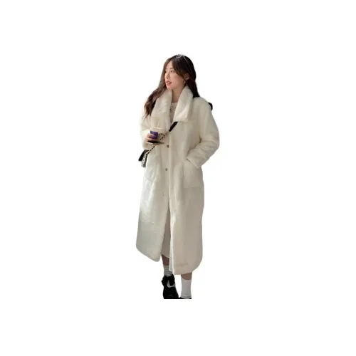 Si Bei'er Белый Женские Меховые изделия