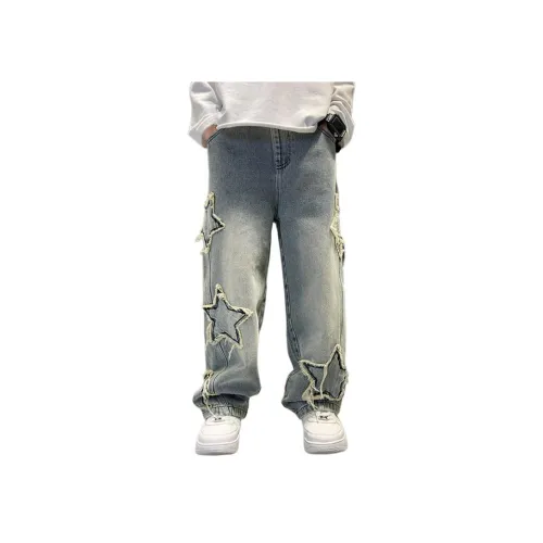 YUZHAOLIN Джинсы Светло-Синий Подростки