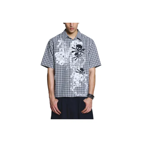 Jaded London Scattered Черепа Рубашка Унисекс