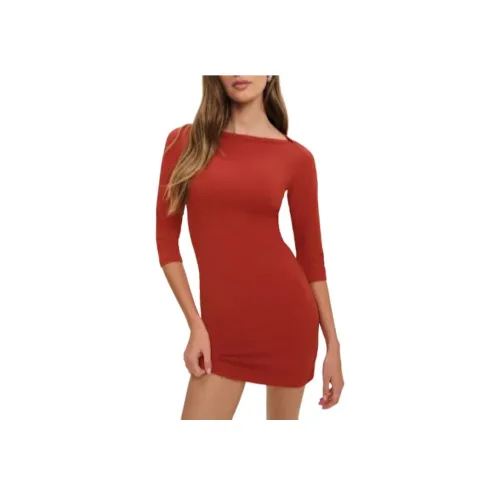 REFORMATION Rocky KNIT Платье Длинное с длинными рукавами Женское