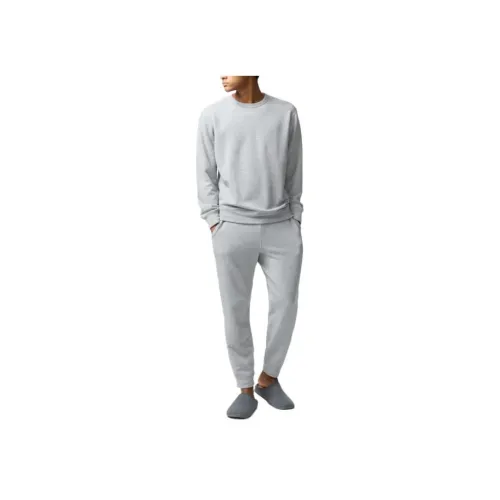 UNIQLO Комплект Серый Мужской Повседневный Спортивный