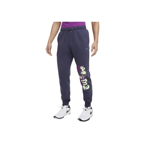 nike Ja Флис Баскетбол Jogger Баскетбольные шорты Мужские Dark Raisin