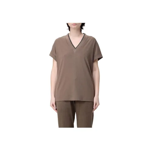 Brunello Cucinelli Коричневые Женские Рубашки T