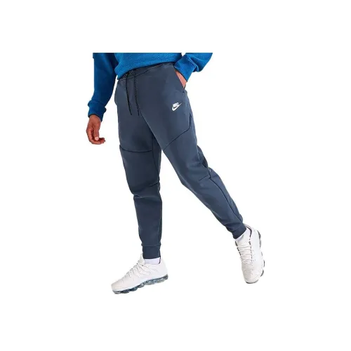 Nike Blue Men's Knitted Training Pants Nike Синий Мужские Вязаные Тренировочные Штаны
