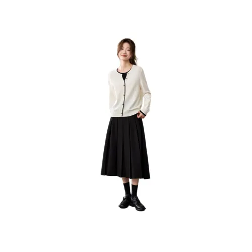 Mo Han Yi Mei Белый+Черный Женская Трикотаж