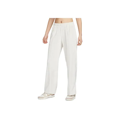 Nike Sportswear Повседневные брюки Женские Светлый Earth Коричневый Sail Белый