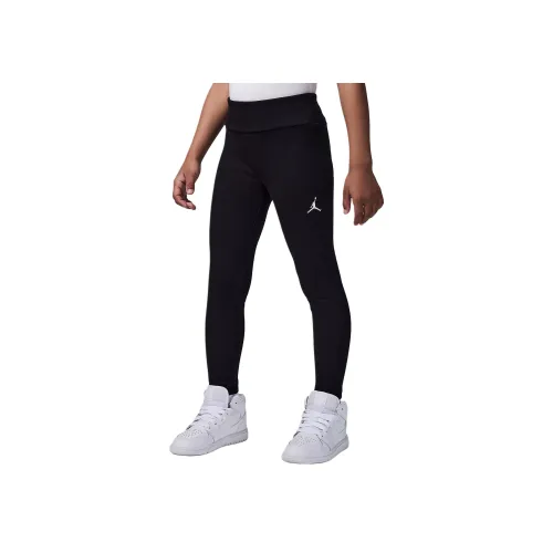 Дети 3-7 лет Jordan Вязаные тренировочные штаны Essentials Черный