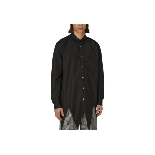 COMME Des GARCONS HOMME PLUS Черные Мужские Рубашки