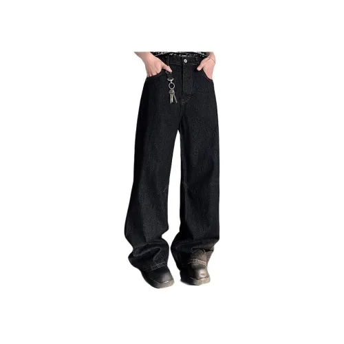 CHEER ZONE Черные Унисекс Джинсы