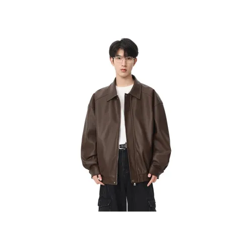 KONZEN· Унисекс Кожаные куртки