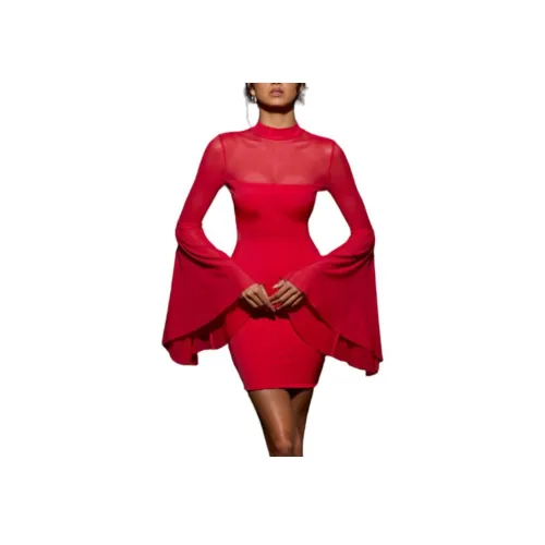 OH POLLY WENDY Длинное платье с длинными рукавами женское