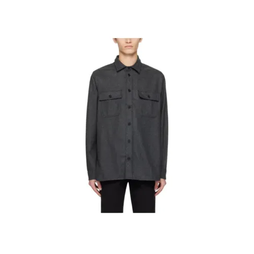 NORSE PROJECTS Рубашка Мужская Серого цвета