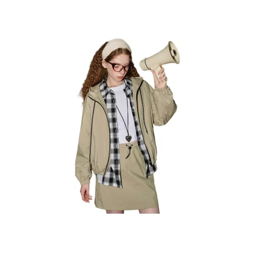 Coolhut Горохово-зеленый Женские Комплекты с юбкой